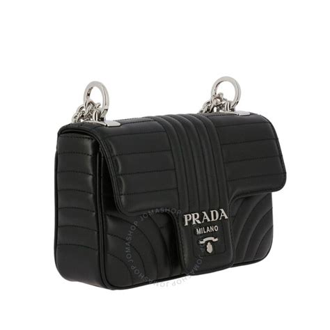 prada black shoulder bag jomashop|Prada diagramme leather shoulder bag.